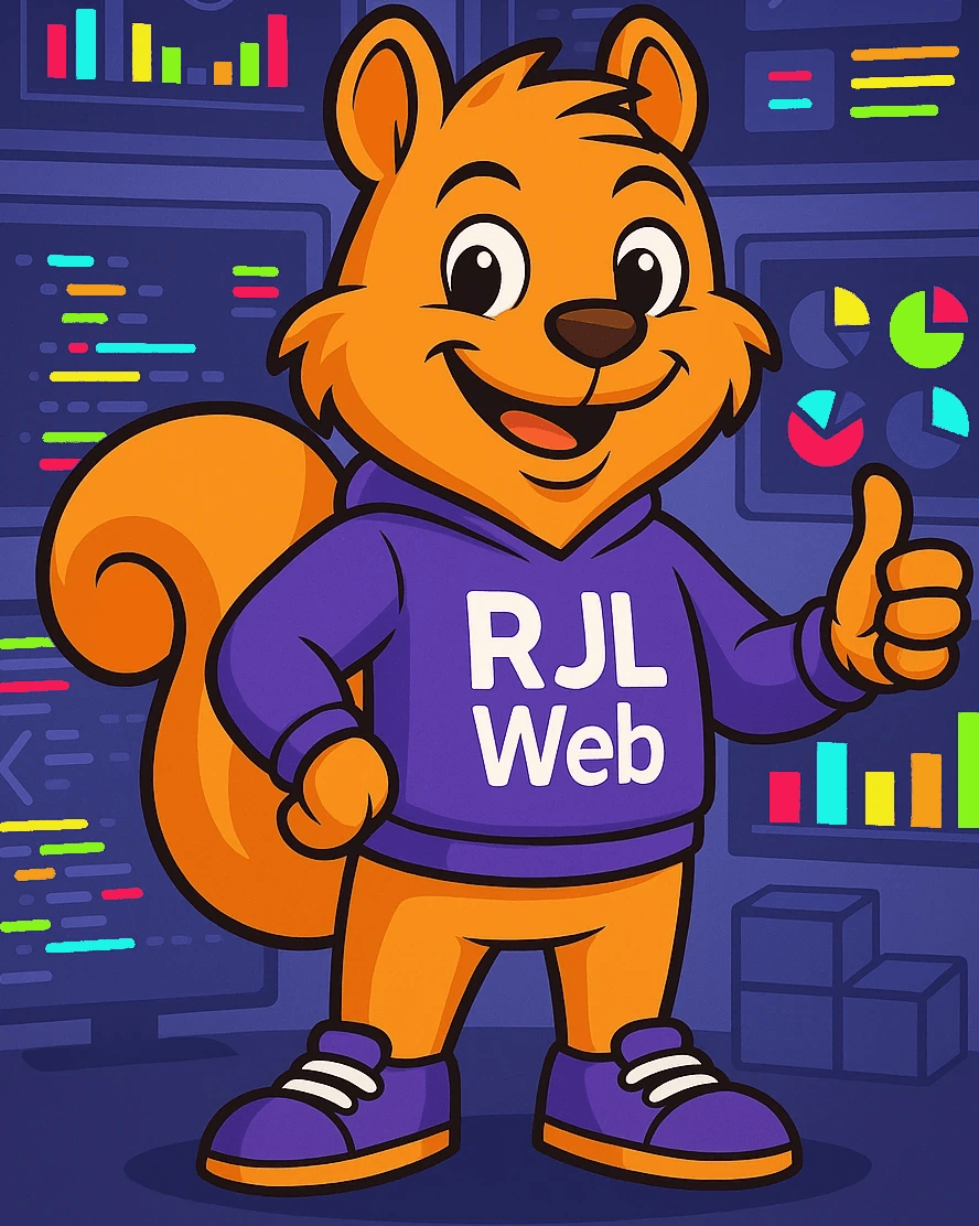 RJL Web Mascot - Premium Domains Portfolio by RJ Lindelof